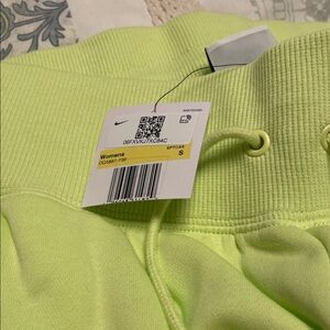 Nike Bright yellow/green sweatpants women’s small